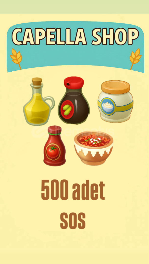 500 adet sos 500 adet sos