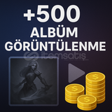 +500 Albüm görüntülenme