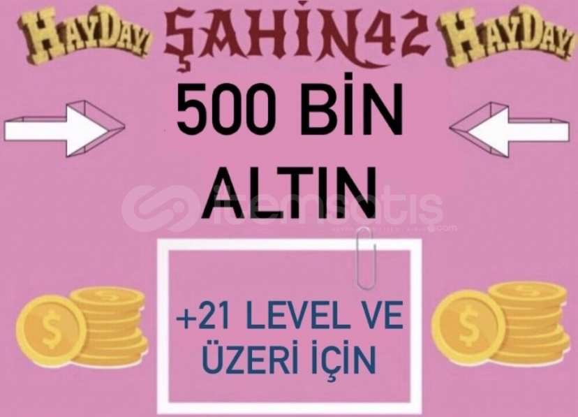 500 BİN ALTIN (21+LEVEL İÇİN) 500 BİN ALTIN (21+LEVEL İÇİN)