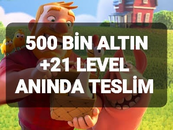 500 BİN ALTIN +40 LEVEL ANINDA TESLİM