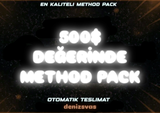 500$ DEĞERİNDE FULL PACK METHOD