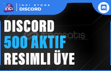 500 Discord 7/24 Aktif Üye - RESİMLİ