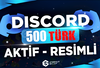 500 Discord 7/24 Aktif Üye - RESİMLİ