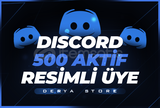 500 Discord 7/24 Aktif Üye - RESİMLİ