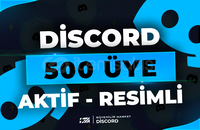 500 Discord 7/24 Aktif Üye - RESİMLİ