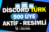 500 Discord 7/24 Aktif Üye - RESİMLİ