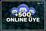 +500 Discord Aktif Üye - anlık teslimat