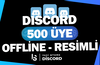 500 Discord Offline Üye - RESİMLİ