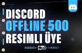 500 Discord Offline Üye - RESİMLİ