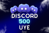 500 Discord ÜYE ONLINE RESİMLİ