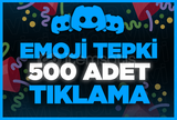 ⚡500 Emoji Tepki ♻️ Garanti ⚡