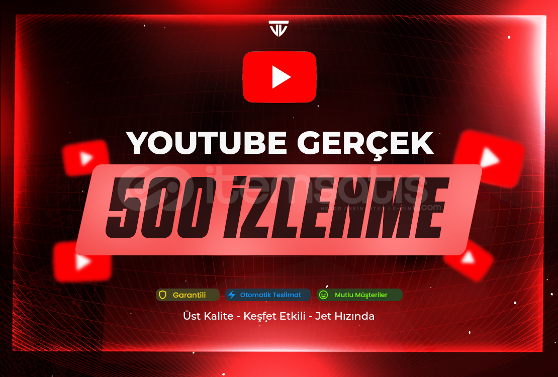 500 Gerçek İzlenme | Garantili - YouTube 500 Gerçek İzlenme | Garantili - YouTube
