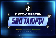 500 Gerçek Takipçi | Garantili - TikTok