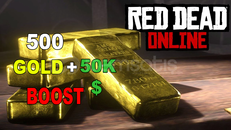 ⭐500 GOLD + 50.000$ RDR 2 ONLİNE BOOST