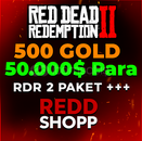 ⭐️500 Gold + 50.000$ RDR2 Online Boost⭐️