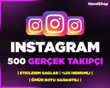 500 Instagram Gerçek Takipçi | GARANTİLİ ⭐