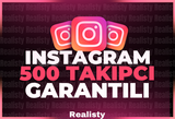 ⭐500 Instagram GERÇEK Takipçi [GARANTİLİ]