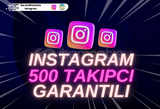 500 Instagram Takipçi |GARANTILI + HIZLI|