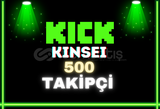 500 Kick TAKİPÇİ GARANTİLİ