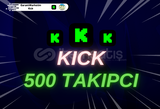 500 Kick Takipçi |GARANTILI + HIZLI|