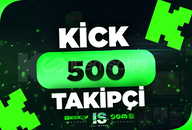 ⭐500 Kick Takipçi - HIZLI BÜYÜME⭐