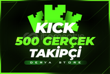 500 Kick Takipçi - HIZLI BÜYÜME