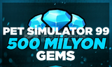 ⚡ 500 MİLYON GEM | PET SİMULATOR 99