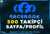 500 Profil/Sayfa Takipçisi | Garanti | #1