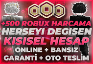 ⭐[+500 ROBUX] HARCANMIŞ MAİL DEĞİŞEN HESAP⭐