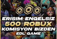 ⭐ 500 Robux ⭐ + KOMİSYON BİZDEN