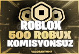 ⭐ 500 Robux - KOMİSYONSUZ ⭐