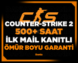 ☢️500+ SAAT CS2 | STEAM HESABI | İLK MAİL