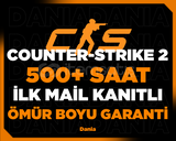 ☢️500+ SAAT CS2 | STEAM HESABI | İLK MAİL