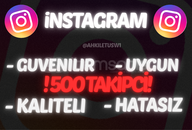 ⚡500 Takipçi⚡ • Anında Gönderim! ⭐ ⚡500 Takipçi⚡ • Anında Gönderim! ⭐