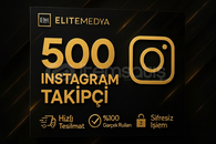 ✅500 Takipçi - Kaliteli & Kalıcı - 7/24 Teslim✅