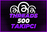 ⭐500 Takipçi Threads Anlık⭐