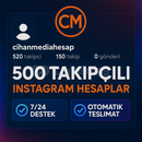 500 TAKİPÇİLİ - 2015-2017 KURULUMLU HESAPLAR 