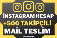 ⭐+500 TAKİPÇİLİ - İNSTAGRAM HESAP⭐MAİLLİ⭐