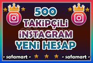 ⚡️500 Takipçili Instagram Yeni Hesap⚡️