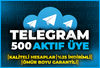 ⭐[GARANTİLİ] 500 TELEGRAM GERÇEK AKTİF ÜYE⭐