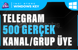 500 Telegram Üye - HIZLI TESLİM