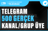 500 Telegram Üye - HIZLI TESLİM