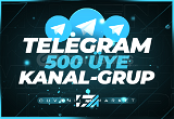 500 Telegram Üye - HIZLI TESLİM