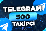 ⭐500 Telegram Üye - HIZLI TESLİM⭐