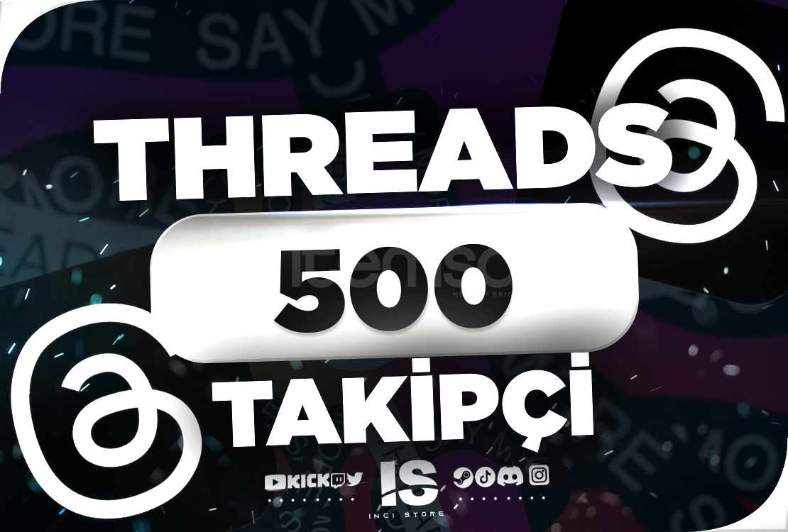 ⭐500 Threads Gerçek Takipçi - KEŞFET⭐ ⭐500 Threads Gerçek Takipçi - KEŞFET⭐