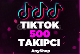 (GARANTİLİ) Tiktok 500 Gerçek Takipçi