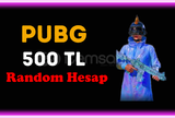 500 TL PUBG RANDOM HESAP