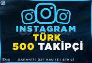 500 Türk Gerçek Takipçi | Garantili - Instagram