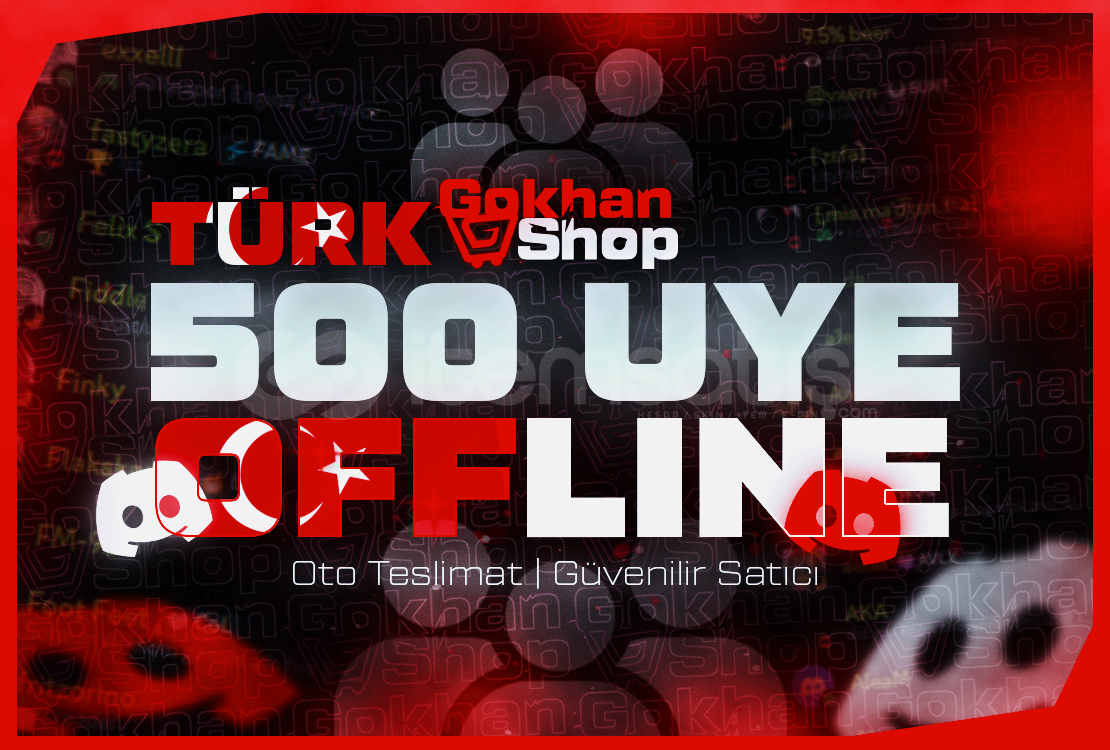 ⭐ 500 TÜRK OFFLİNE ÜYE | Stok Var ⭐ 500 TÜRK OFFLİNE ÜYE | Stok Var