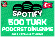 ⭐ 500 Türk Podcast Dinlenme - [Algorithmic] ⭐